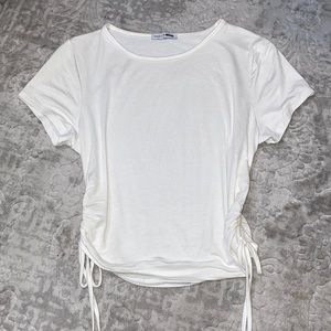 Ruched tie top